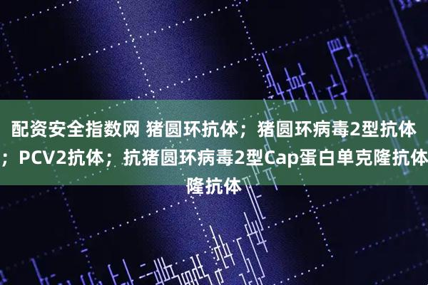 配资安全指数网 猪圆环抗体；猪圆环病毒2型抗体；PCV2抗体；抗猪圆环病毒2型Cap蛋白单克隆抗体
